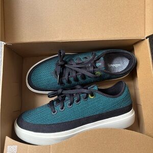 Allbirds Men's Wool Piper Go - Chasm Teal/Natural Black (Stony Cream Sole)